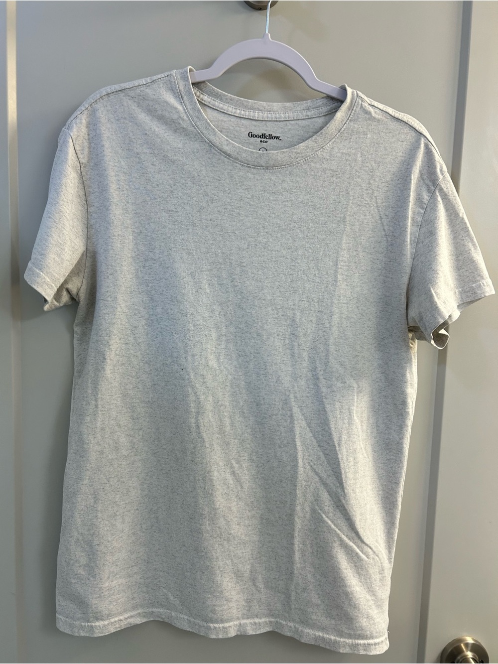 Goodfellow & Co Light Heather Gray Short Sleeve Crew Tee